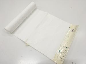 アンティーク　貉菊模様織り出し　長襦袢地反物